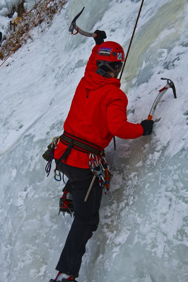 Climbing Fuggs Falls